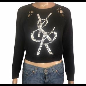 Young and Reckless Knit Crop sweater